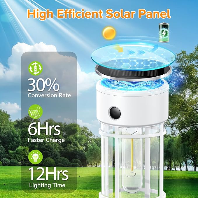 LETMY Solar Pathway Lights Outdoor, 4 Pack Solar Lights Outdoor Waterproof IP65, Bright Garden Light for Yard Walkway Driveway Landscape Garden Decor（White）