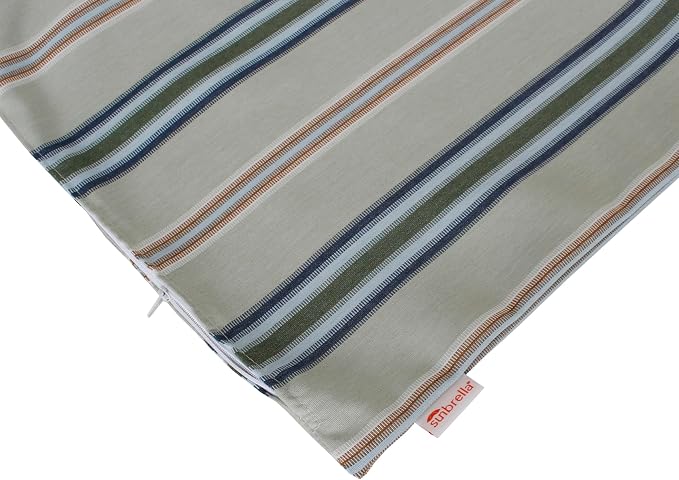 Outdoor/Indoor Sunbrella Throw Pillows Square Set of 2 Pieces 24 inch x 24 inch Saltillo Sagebrush - Cover Only, Insert Not Included
