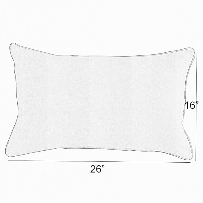 Sorra Home Coral Indoor/Outdoor Pillow Set, 16 in x 26 in