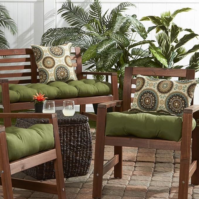 South Pine Porch Outdoor 19x12-inch Rectangle Accent Pillow (Set of 2), Spray
