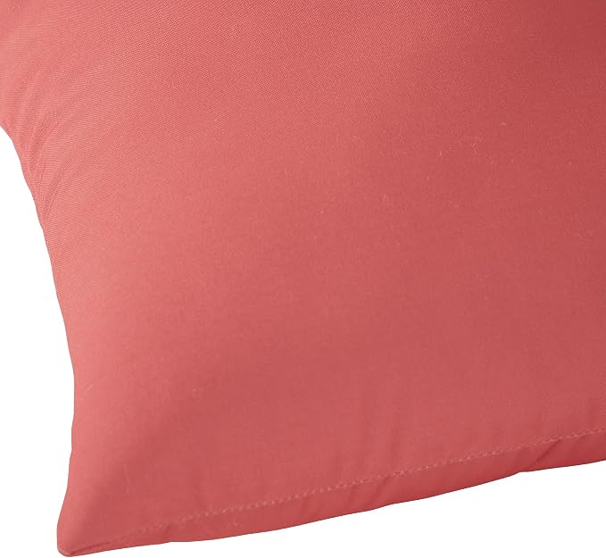 South Pine Porch Outdoor 19x12-inch Rectangle Accent Pillow (Set of 2), Coral
