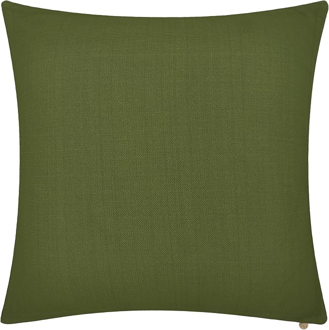 Fab Habitat Indoor/Outdoor Throw Pillow Made from Recycled Polyester Yarn - Double Sided, Stain Resistant, Machine Washable - Patio, Porch, Living Room - Watercolor Gradient - Green (20" x 20")