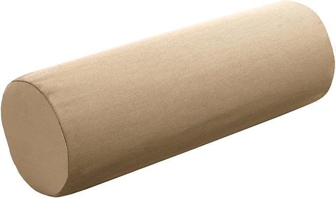 Cushion Source 20" x 6" Sunbrella Bolster Pillow, Indoor/Outdoor Decorative Support Pillow, Fade and Water Resistant, Sunbrella Sand