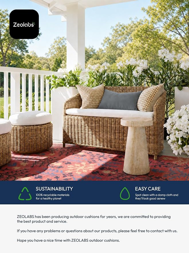Indoor Outdoor Lumbar Pillows,Waterproof Outdoor Pillows Set of 4 for Patio Furniture,12×20 Inch, Dark Grey