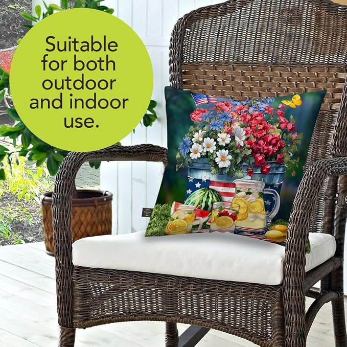 Briarwood Lane Summer Indoor/Outdoor Pillow 17x17 American Lemonade for Summer Pillow