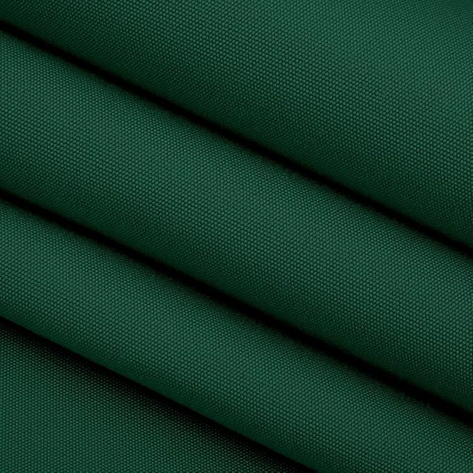 RSH Décor Sunbrella Jumbo Neck Roll Pillows – Set of 2 | 24” x 8” | Outdoor Bolster for Patio, Deck, Porch, or Poolside Chairs | Water & Fade-Resistant | Canvas Forest Green