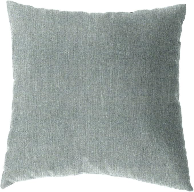Cushion Source 17" x 17" Sunbrella Throw Pillow, Indoor/Outdoor Decorative Pillow, Fade and Water Resistant, Sunbrella Elements Cast Mist
