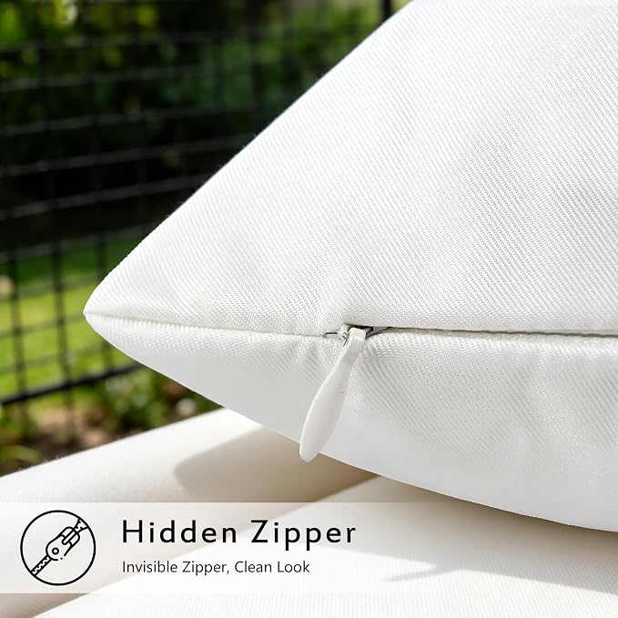 Outdoor Pillow Covers Waterproof 18x18 Inch Set of 2 | Black and White It’s So Good to Be Home Modern Farmhouse Decorative Cushion Cases for Patio Garden Porch Sofa Couch Pool