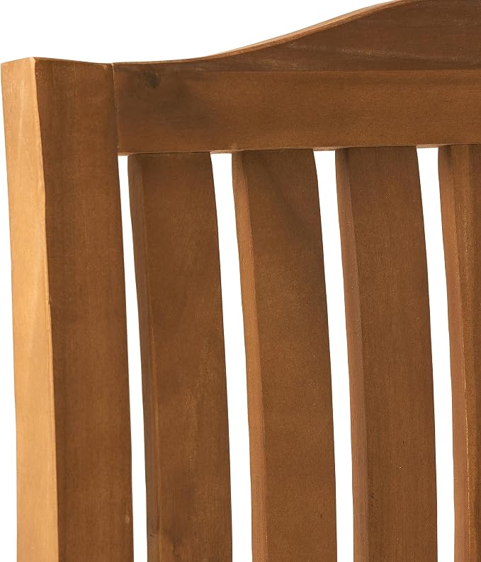 Christopher Knight Home Unta Acacia Wood Outdoor Dining Set for 6, Slatted Design Patio Dining Table Set for 6, Extendable Dining Table for Outdoor Gathering, Dining Chairs with Cushions, Teak