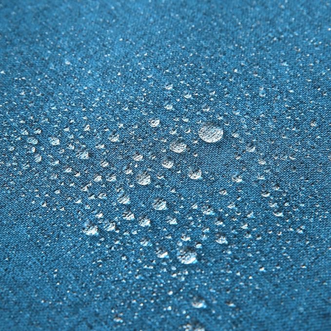 Outdoor Throw Pillows with Inserts, Waterproof Pillows for Outdoor Seating, Square Decorative Garden Cushion for Patio Furniture, Bed, Couch, Sofa(Blue, 20" x 20" (Pack of 2))