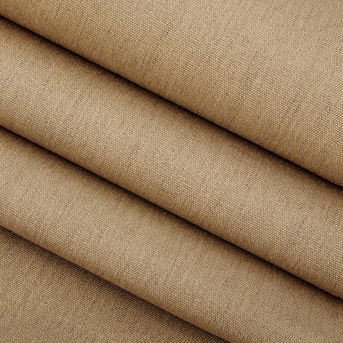 RSH DECOR Sunbrella 20" x 12" Lumbar Throw Pillows Set of 2 | Water and Fade-Resistant Performance Fabric | Outdoor Pillow Covers with Down-Alternative Inserts | Made in USA (Canvas Heather Beige)