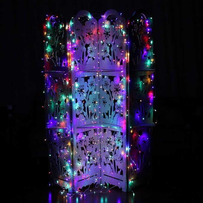 ZOIC 500 LED Christmas Fairy String Lights for Wedding Party Patio Holiday Decoration 100 Meters (328 feet) 8 Modes Memory Function 29V (Multi-Color)