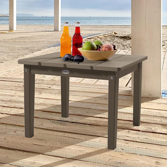 Adirondack Large Side Table, Cabana Tan