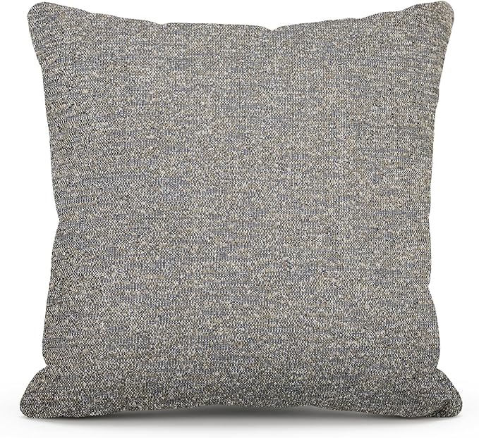 Outdoor Throw Pillow with Inserts, Outdoor Lumbar Pillow Water Resistant for Patio Furniture, 18x18 Inch Outdoor Pillows with Removable Zipper Cover