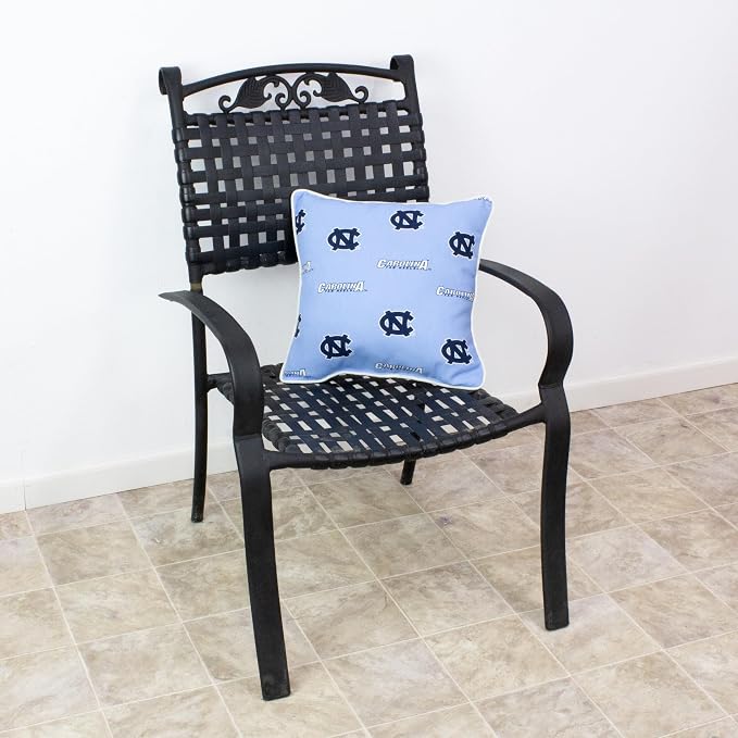 College Covers North Carolina Tar Heels Outdoor Decorative Pillow Pair, 16" x 16"