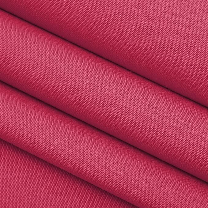 RSH DECOR: Sunbrella Square Throw Pillows Set of 2 | 24" x 24" | Water and Fade-Resistant Performance Fabric | Outdoor Pillow Covers with Down-Alternative Inserts | Made in USA (Canvas Hot Pink)