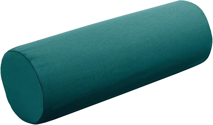 Cushion Source 20" x 6" Sunbrella Bolster Pillow, Indoor/Outdoor Decorative Support Pillow, Fade and Water Resistant, Sunbrella Peacock