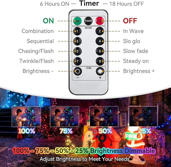 St Patricks Day Decoration Lights 33Ft 100LED Green String Lights Outdoor Indoor Waterproof for Garden Party Holiday Halloween Christmas