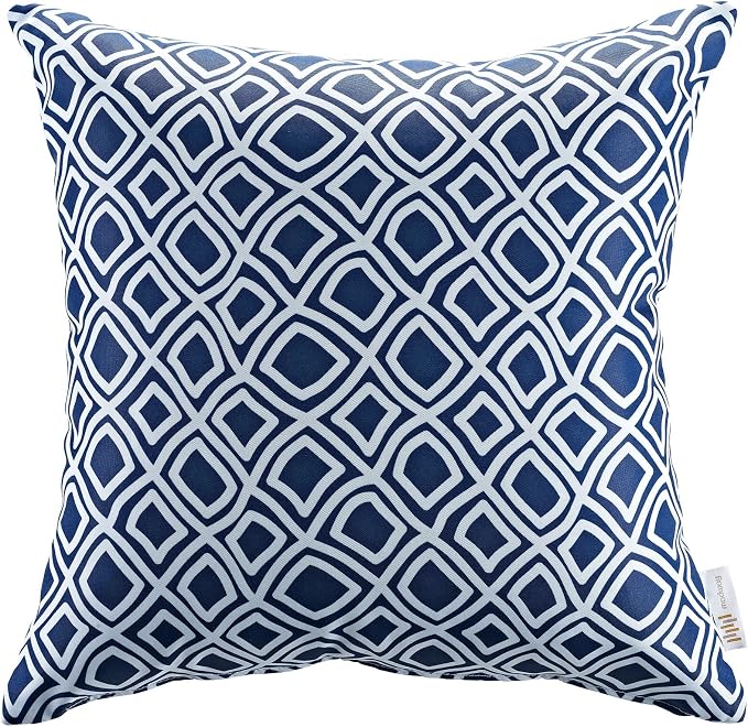 Modway Outdoor Indoor All Weather Patio Throw Pillow in Balance