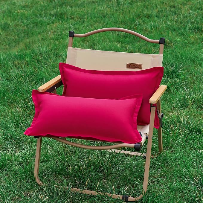 LIGICKY Hot Pink Outdoor Lumbar Pillows Waterproof Pillow Covers 12x20 Inch Pack of 2 Decorative Rectangle Solid Color Pillows with Wide Edge Cushion Cover for Patio Tent Garden Couch Balcony