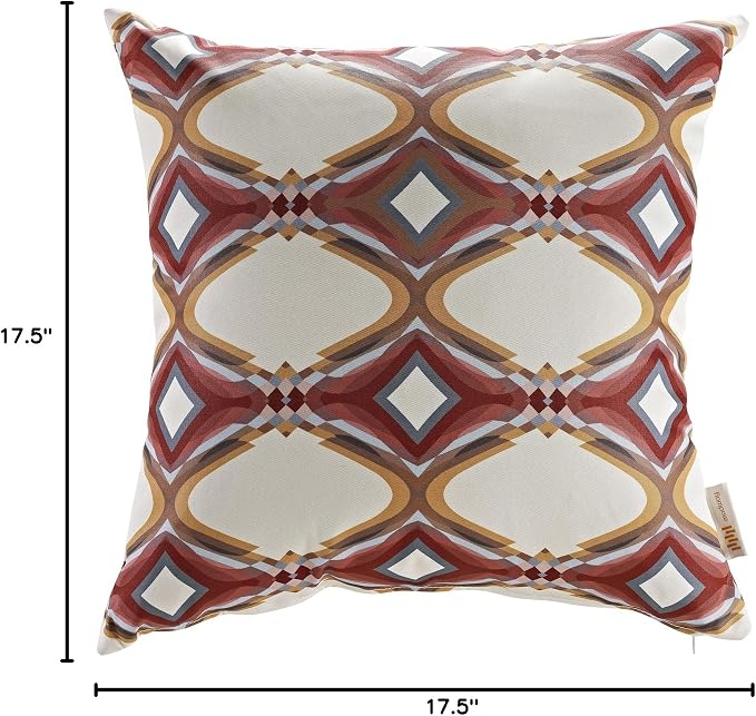 Modway Outdoor Indoor Two All Weather Patio Throw Pillows in Repeat 2 Count (Pack of 1)