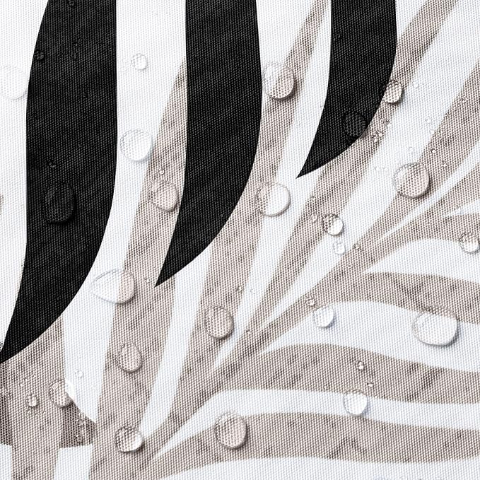 Allorry Outdoor Pillow Covers 18x18 Set of 2 Hawaii Tropics Palm Leaves Black Brown Floral Pattern Decoration Pillow Covers for Spring Summer Outdoor Waterproof Garden Patio Sofa Bed Decor JB010-G18