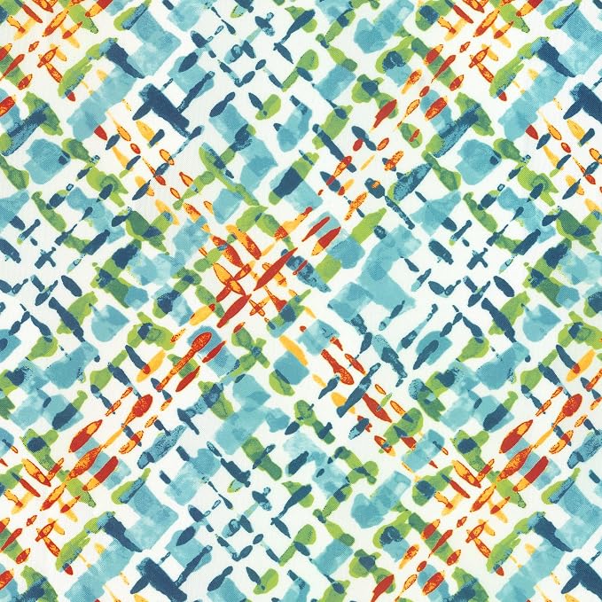 LVTXIII Outdoor Lumbar Pillow Covers, Patio Decorative Lumbar Pillow Cases ONLY, Fluffy Fade-Resistant Lumbar Cushion Cases for Home Balcony and Garden, 12x20 Inch, Pack of 2, Acapa Opal Geometric