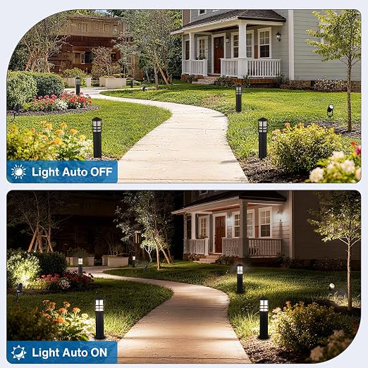 SUNVIE 300W Low Voltage Transformer with 3 Zone, Photocell Sensor & Timer | 120V to 12V/14V AC Landscape Transformer, 304 Stainless Steel, Circuit Protection, for Garden Lights Path Lights Spotlights