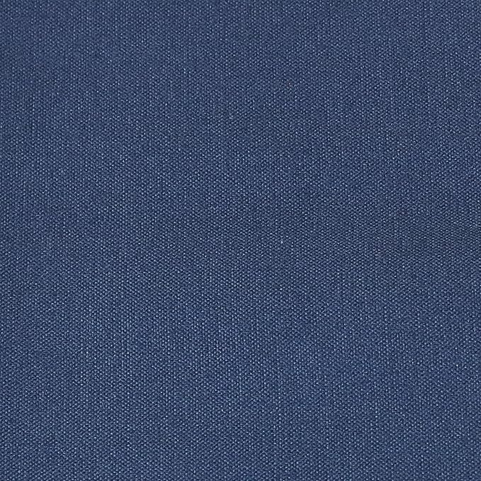 Sunnydaze Indoor and Outdoor Decorative Throw Pillows Set of 2 with Zipper Closures and Inserts - 17-Inch Square Patio Furniture Accents - Weather-Resistant Polyester - Navy
