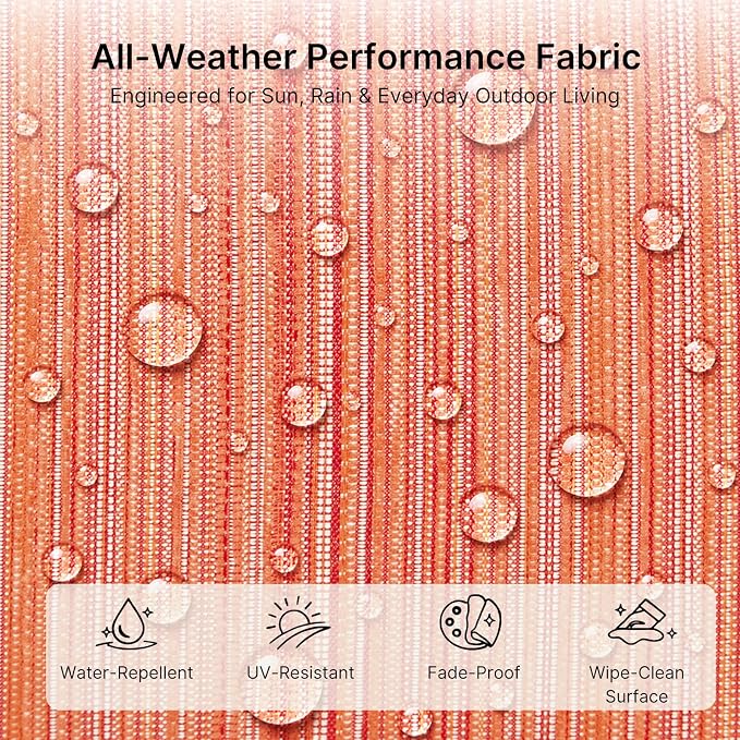 Outdoor Lumbar Pillow Set of 2 with Inserts, Outdoor Throw Pillow Water Resistant for Patio Furniture, 12x20 Inch Outdoor Pillows with Removable Zipper Cover