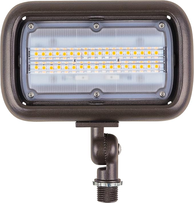 Newhouse Lighting WW30BRZ 30-Watt Outdoor LED Wall Wash Flood Light, Weatherproof, Bronze