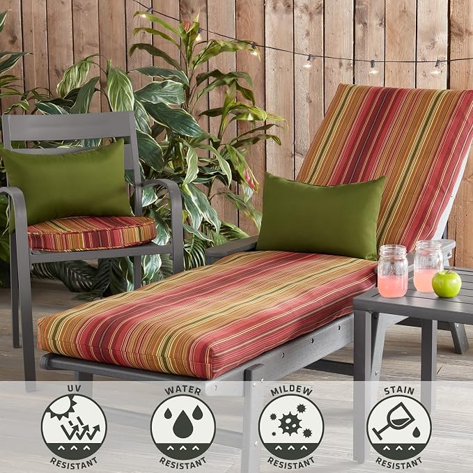 Greendale Home Fashions 2-Pack Outdoor 19x12 inch Rectangle Decorative Throw Pillow, Juniper