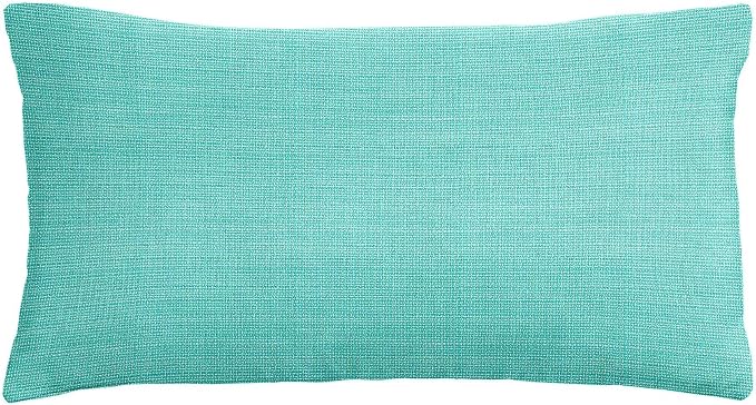 Cushion Source Lumbar Pillow, 20" x 12" Indoor/Outdoor Durable Pillow, Multiple Sunbrella Fabric Options Available, Sunbrella Perspective Bliss Breeze