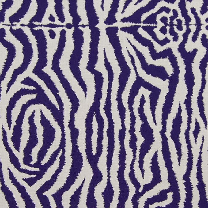 RSH DECOR Corded Square Throw Pillows Set of 2, 17x17 Inch Decorative Pillows for Couch, Water-Resistant Patio Furniture Pillows, All-Weather Spun Fabric, Purple Bengal - Made in USA