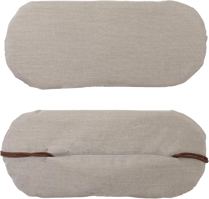 Nags Head Hammocks Dove Patio Furniture Pillow, Removable Cover, Sunbrella Fabric, Eco-Friendly, Handcrafted in The USA - 15 in. x 6 in.