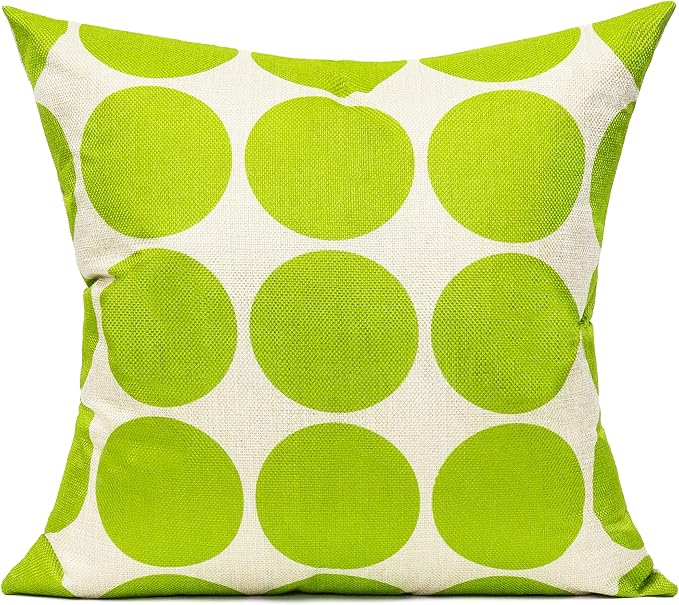 All Smiles Outdoor Waterproof Throw Pillow Covers 18X18 Set of 4,PeakGreen Decorative Cushion Covers Boho Decorations Outside for Patio Furniture Porch Seat Chair Couch Sofa Living Room Geometric
