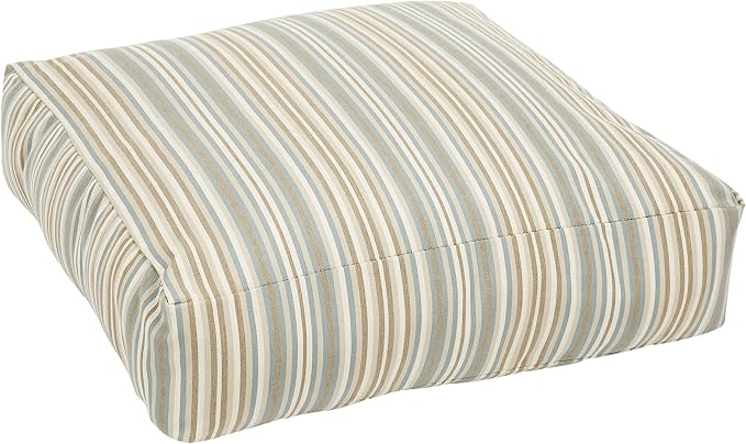 Mozaic Company Knife Edge Outdoor Floor Pouf