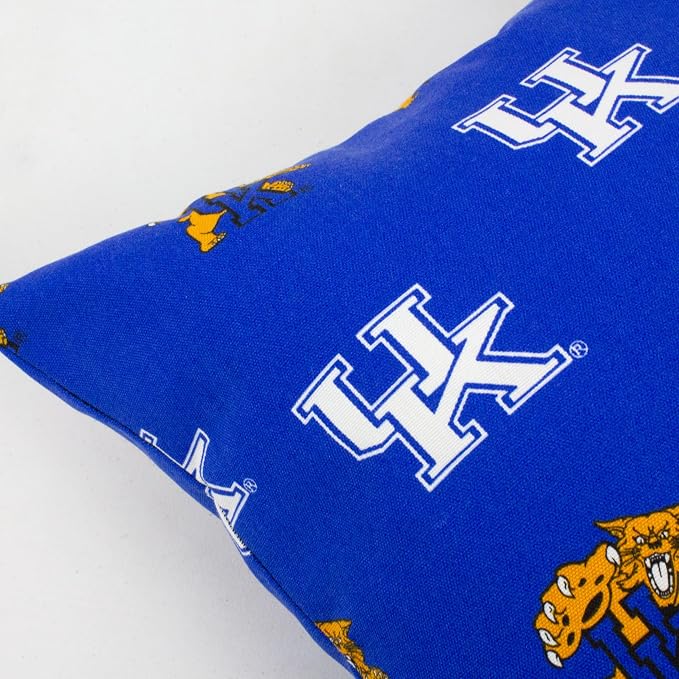 College Covers Kentucky Wildcats Outdoor Decorative Pillow Pair-(2) 16" x 16" Pillows