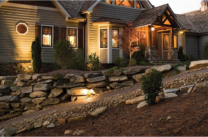 Nuvo 62-1205 Outdoor Landscape Spotlight, Waterproof LED Fixture, Yard Flood Light, 6.25-Inch Bronze, 3000K Warm White, 900 Lumens, 120V, Die-Cast Aluminum (Pack of 12)