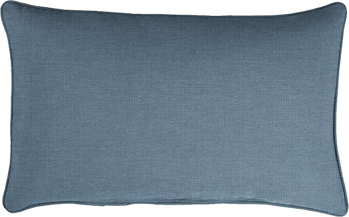 Sorra Home x Sunbrella - Indoor/Outdoor Lumbar Pillows (Set of 2), Denim Blue