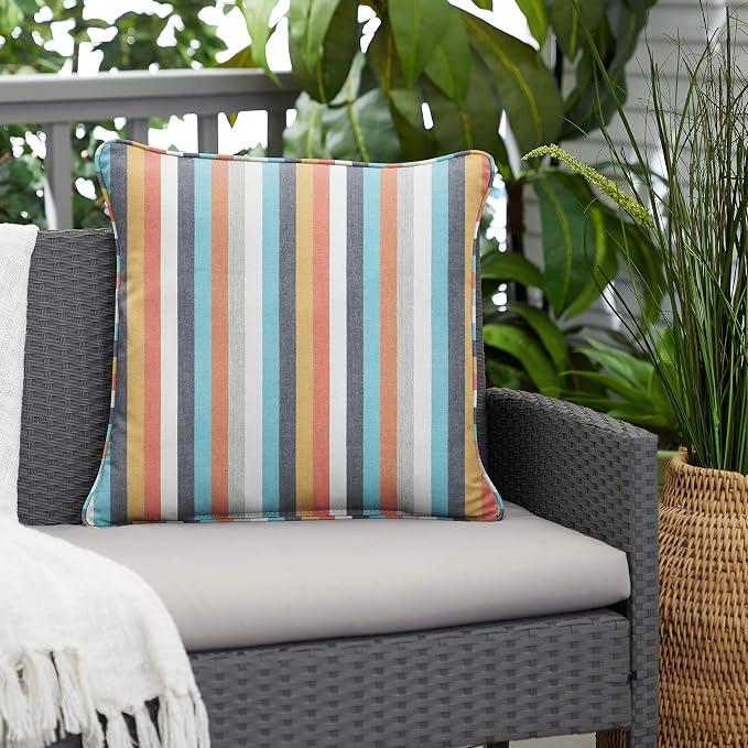 Sorra Home x Sunbrella Indoor/Outdoor Pillow, Surround Sunrise