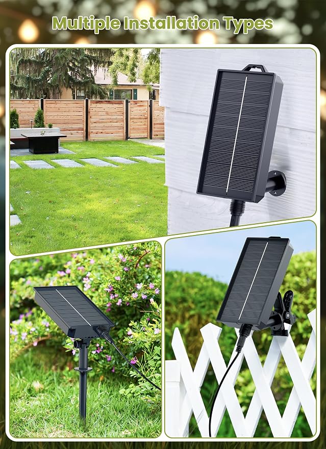 Brightown 58FT Solar String Lights Outdoor, IP65 Waterproof, Remote, Timer | Patio Lights with 17 LED Shatterproof Bulbs, 3 Light Modes, Dimmable, Outside Light for Backyard Porch Yard Party Xmas Decor
