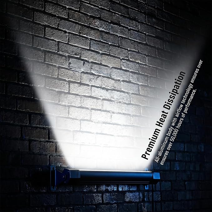 2Pack 54W Wall Washer Light 40'' 6000K 120V IP67 Waterproof Switch On/Off | Switch On/Off/Outdoor LED Light Bar/Lifespan 50K Hr/150° Adjustable/Laundry Rooms Tool Sheds Home Theaters Wall Lighting