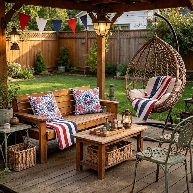 JMGBird Outdoor Throw Pillow Outdoor Patio Pillows for Couch | 18x18 Outdoor Pillow inserts included Waterproof Throw Pillows Outdoor Accent Pillows for Patio Furniture