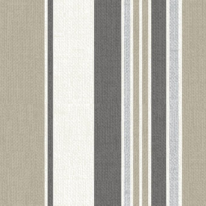 Arden Outdoor Deep Seat Cushion Set, Foam, 24x24, Taupe Grey Stripe | earthFIBER, Sofa, Couch, Conversation Set, Premium High-Density Foam, Never Flattens, Mold and Mildew Resistant