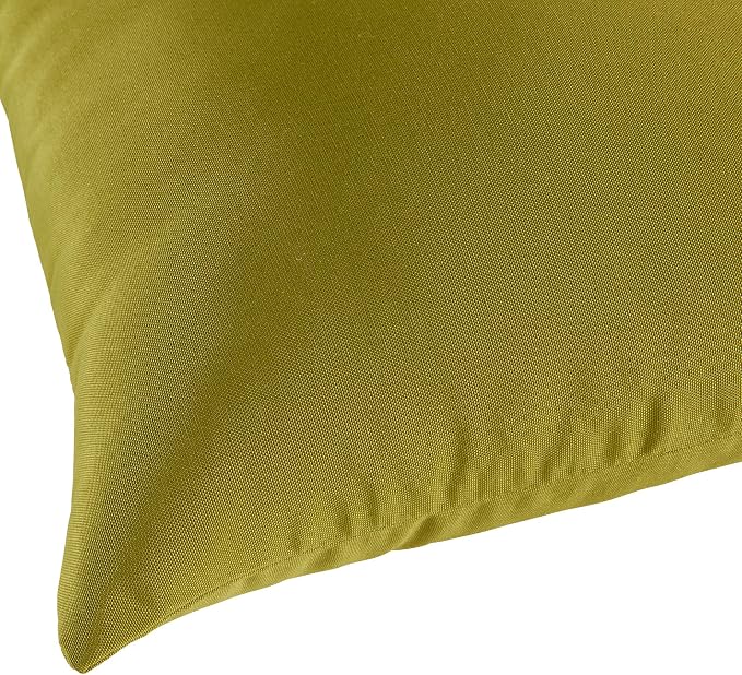 Greendale Home Fashions Outdoor 19x12 inch Rectangle Decorative Throw Pillow, 2-Pack, Lime 2 Count