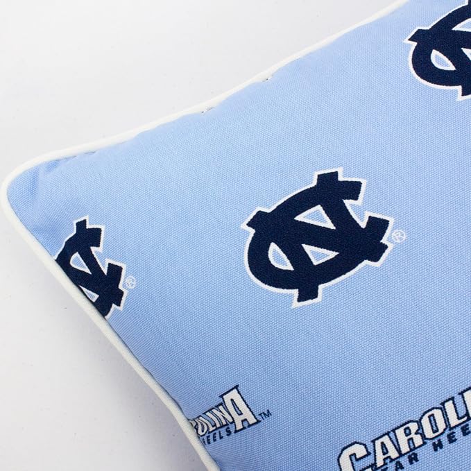 College Covers North Carolina Tar Heels Outdoor Decorative Pillow Pair, 16" x 16"