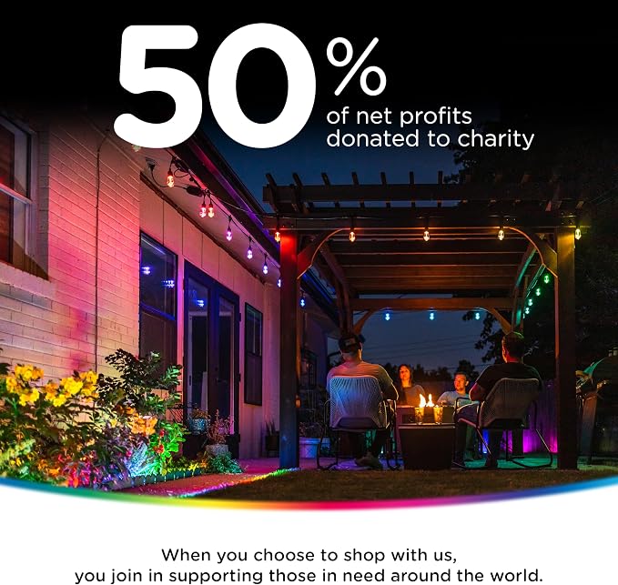 Enbrighten Eternity Permanent Outdoor Lights, 100ft, 72 Lights, Smart | White Cord, RGBWIC LEDs, Weatherproof, Cuttable, Link to 200ft, Christmas, App Control, Works with Alexa & Google Home