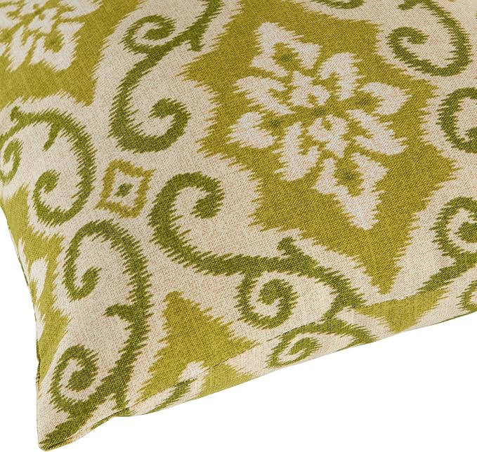 Greendale Home Fashions Outdoor 19x12 inch Rectangle Decorative Throw Pillow, 2-Pack, Avocado 2 Count