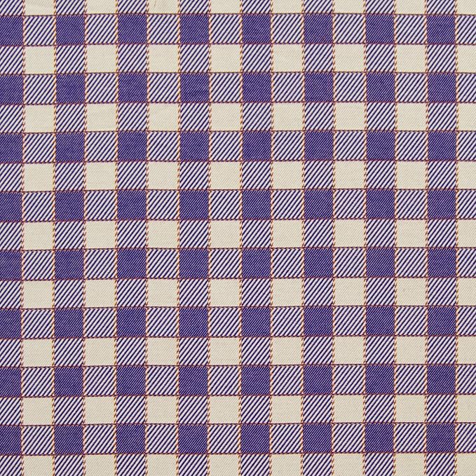 RSH DECOR: Sunbrella Corded Square Throw Pillows Set of 2 | 20" x 20" | Water and Fade-Resistant Performance Fabric | Outdoor Pillow Covers with Down-Alternative Inserts | Encounter Purple Plaid